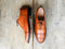 Handmade Men's Oxford Tan Cap Toe Shoes, Men Office Dress Designer Brogue Shoes - theleathersouq