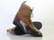 Handmade Men's Ankle High Brown Cap Toe Boots, Men Leather Suede Lace Up Boots - theleathersouq