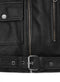 Stylish Biker Style Fashion Leather Black Jacket For Ladies - theleathersouq
