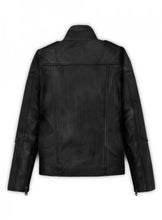 Load image into Gallery viewer, Stylish Biker Style Fashion Leather Black Jacket For Ladies - theleathersouq