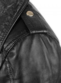 Latest Biker Style Celebrity Leather Jacket For Women, Black Leather Ladies Jacket - theleathersouq