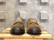 Load image into Gallery viewer, Elegant Handmade Men&#39;s Brown Suede Split Toe Lace Up Shoes, Men Dress Formal Shoes