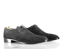 Awesome Handmade Men's Black Suede Wing Tip Lace Up Shoes, Men Dress Formal Shoes