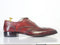 Elegant Handmade Men's Burgundy Leather Wing Tip Brogue Lace Up Shoes, Men Dress Formal Shoes