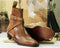 Beautiful Handmade Men's Brown Leather Jodhpur Boots, Men Ankle Boots, Men Fashion Boots