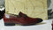 Elegant Handmade Men's Burgundy Leather Slipper Loafer Shoes, Men Dress Moccasin Shoes