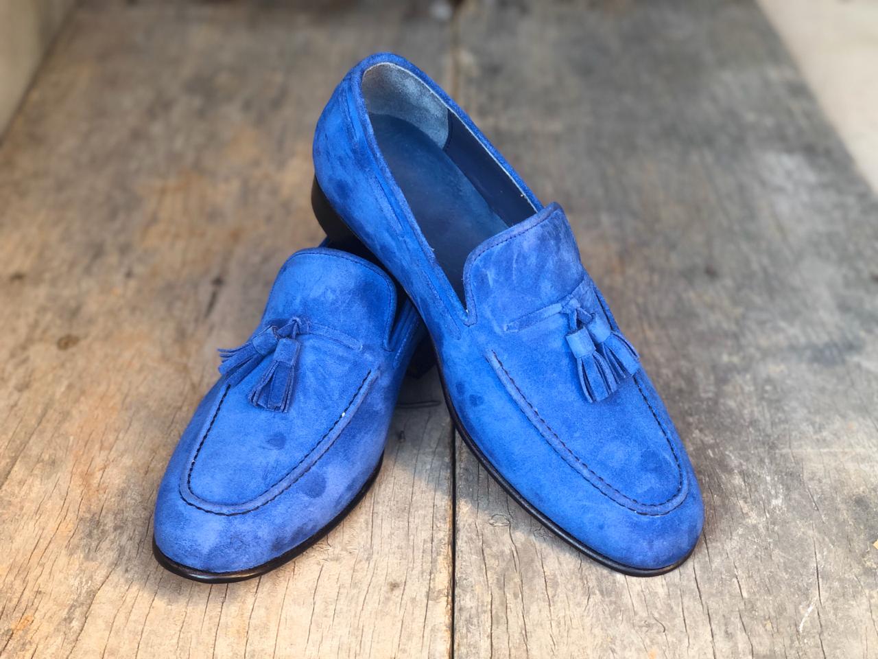 Handmade Men's Tassel Dress Formal Shoes – theleathersouq