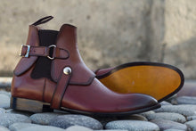 Load image into Gallery viewer, New Handmade Men&#39;s Brown Leather Boots, Men Fashion Ankle Boots