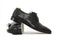 Elegant Handmade Men's Black Alligator Textured Leather Shoes, Men Dress Formal Lace Up Office Shoes