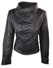 Load image into Gallery viewer, Stylish Brand New Women&#39;s Fashion Motorcycle Cow Leather Slim fit Jacket - theleathersouq