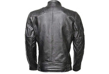 Load image into Gallery viewer, New Men&#39;s Genuine Lambskin Black Leather Biker Jacket Inspired by David Beckham - theleathersouq