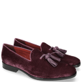 Elegantly Designed Men’s Handmade Tassel Loafer Suede Shoes, Men Purple suede Loafers - theleathersouq