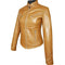 Stylish Women Tan Brown Collar Style Leather Jacket, Women’s Fashion Leather Jacket, ladies leather jacket